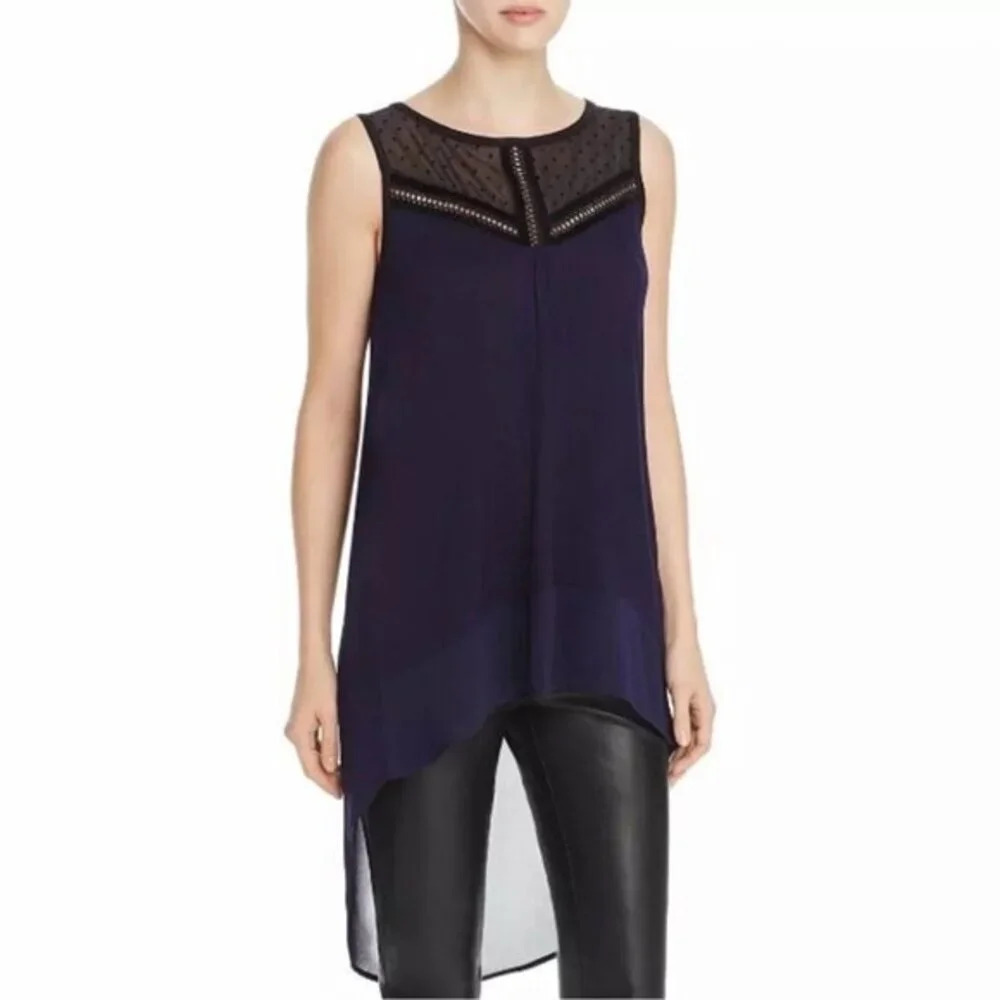Lace inset tank